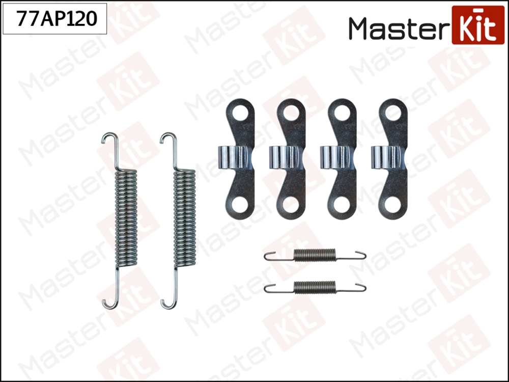 MASTERKIT 77AP120 Комплект установочный тормозных колодок VOLVO V70/ S70 96-