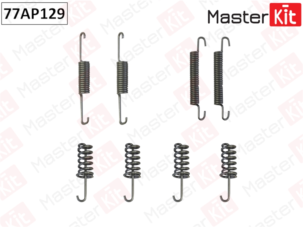 MASTERKIT 77AP129 Комплект установочный барабанных колодок VW LT 28-35 II (2DB, 2DE, 2DK) 1996 - 2006