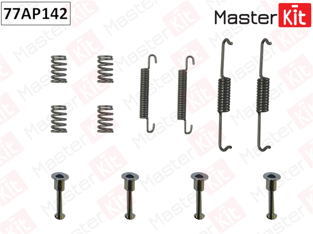 MASTERKIT 77AP142 Комплект установочный тормозных колодок Audi Q7