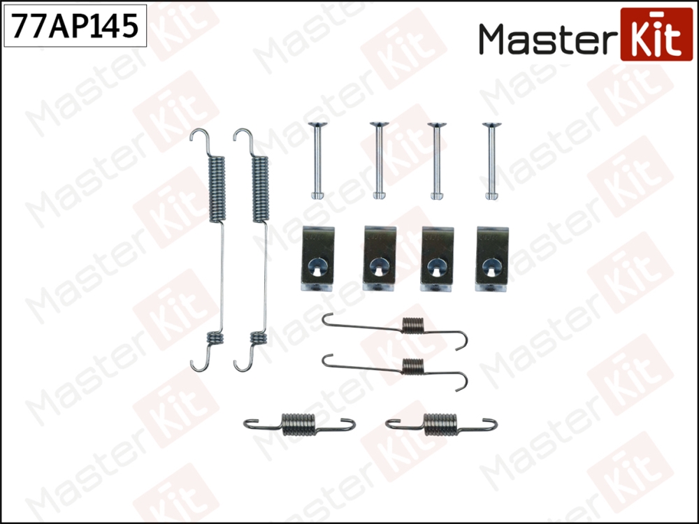 MASTERKIT 77AP145 Комплект установочный барабанных колодок Hyundai GETZ (TB) 2002 - 2010