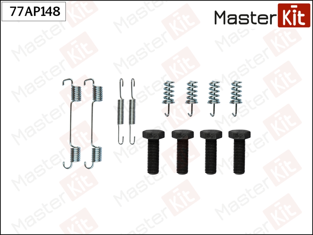 MASTERKIT 77AP148 Комплект установочный барабанных колодок Mercedes-Benz E-CLASS (W211) 2002 - 2009