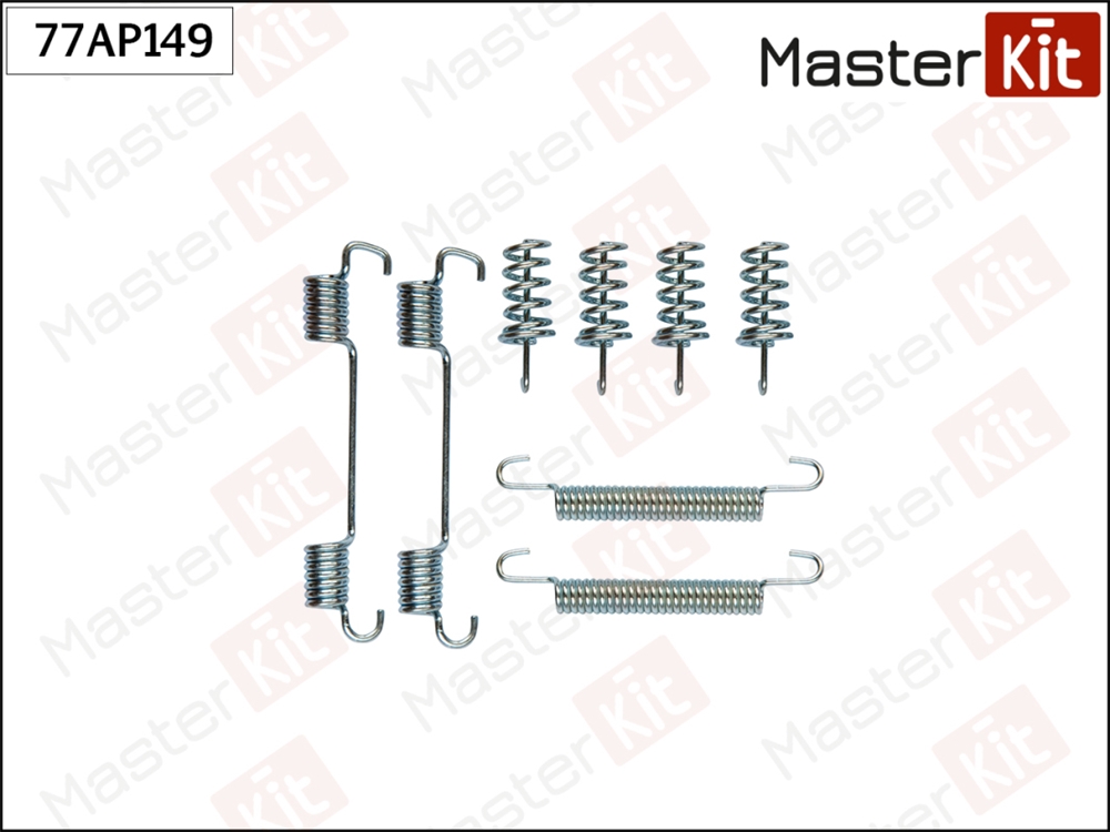 MASTERKIT 77AP149 Комплект установочный барабанных колодок VW CRAFTER 30-35 (2E ) 2006 - 2016