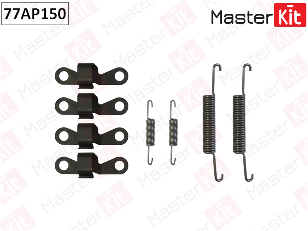 MASTERKIT 77AP150 Комплект установочный тормозных колодок VOLVO V70 96-