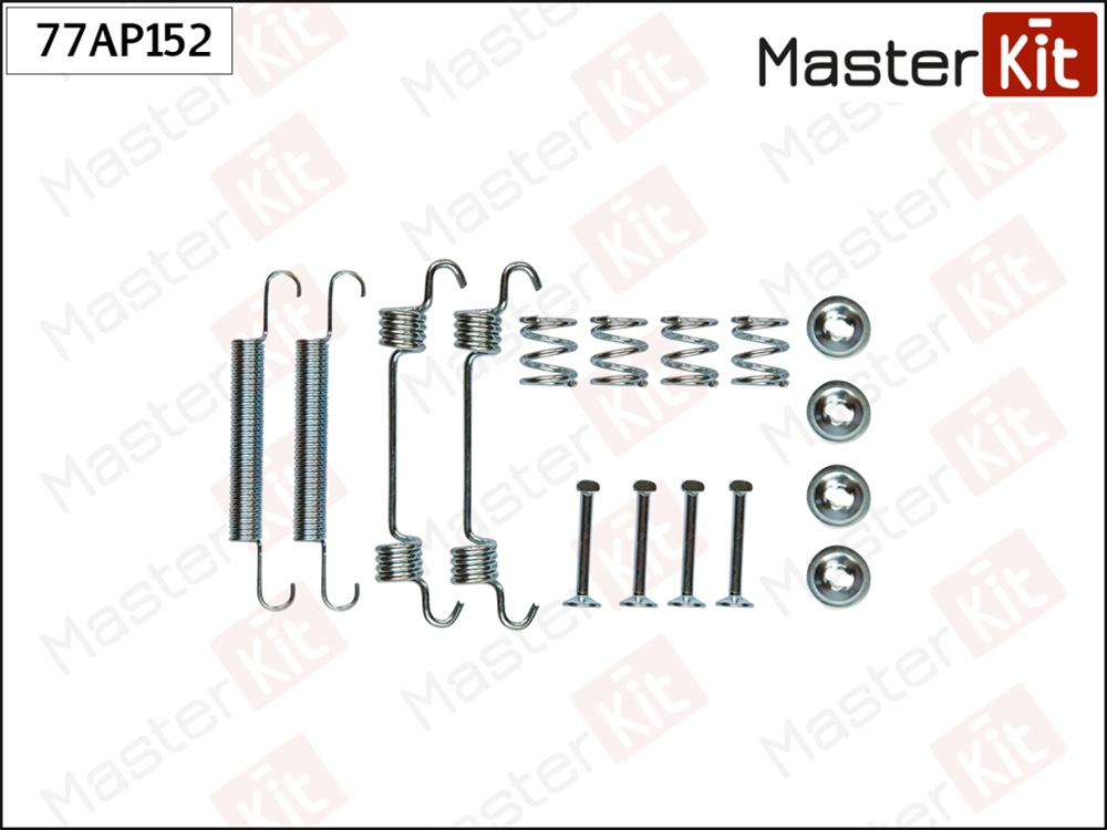 MASTERKIT 77AP152 Ремкомплект крепления тормозных колодок