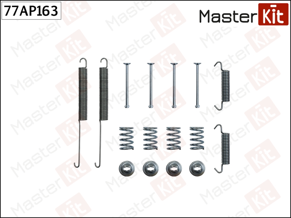 MASTERKIT 77AP163 Комплект барабанных пружинок VW AMAROK 10-