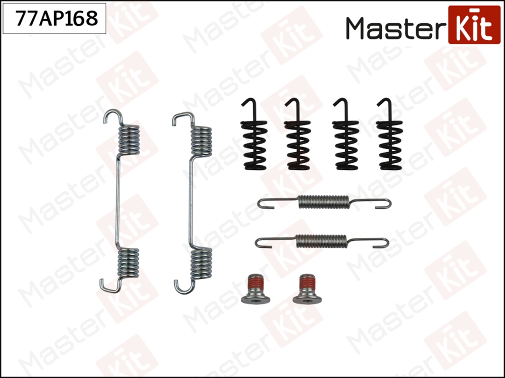 MASTERKIT 77AP168 Комплект установочный барабанных колодок Mercedes-Benz C-CLASS (W204) 2007 - 2014