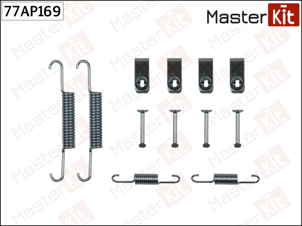 MASTERKIT 77AP169 Комплект установочный барабанных колодок Chevrolet CAPTIVA (C100, C140) 2006 -