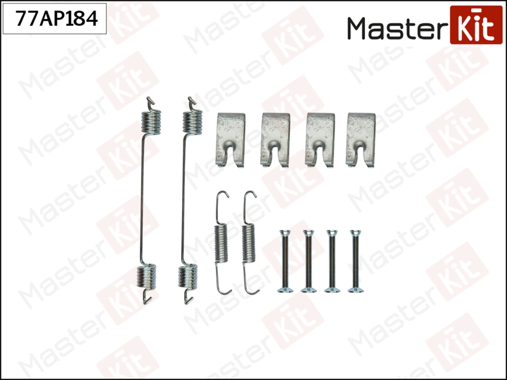 MASTERKIT 77AP184 Комплект установочный барабанных колодок