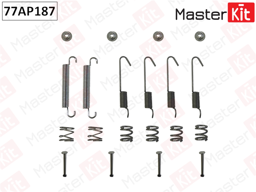 MASTERKIT 77AP187 Комплект установочный барабанных колодок HYUNDAI IX35 (LM, EL, ELH) 2009 -