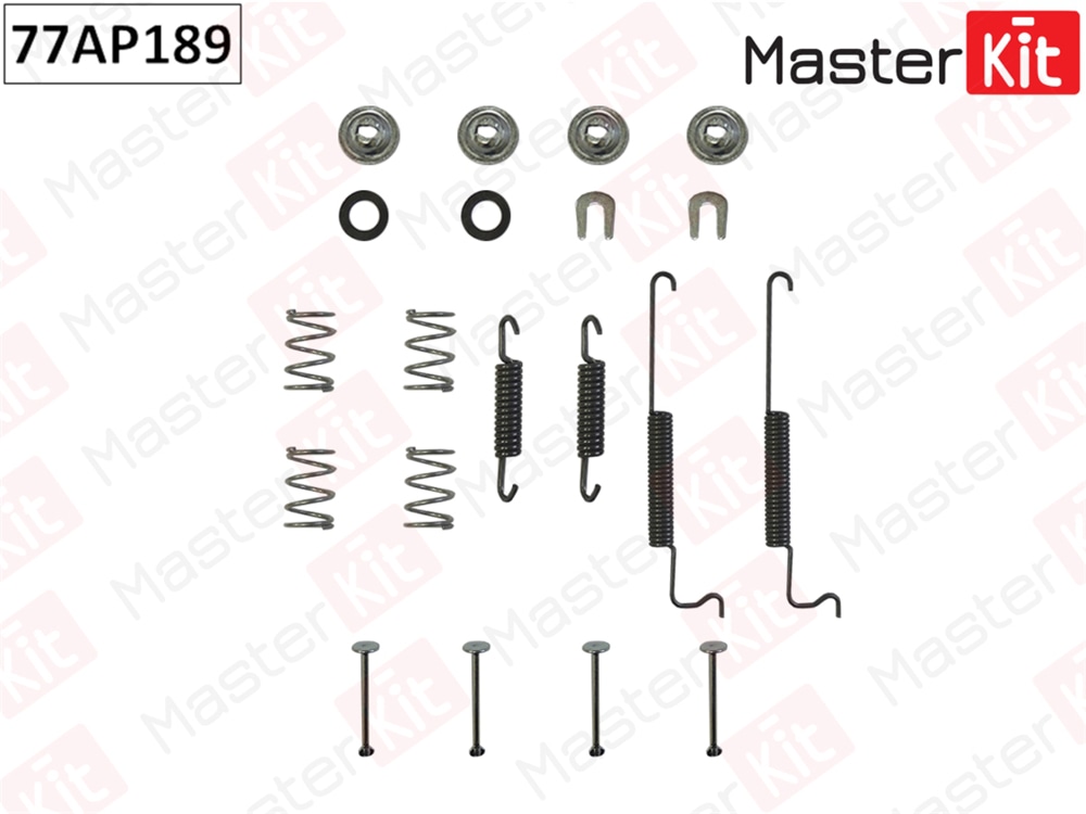 MASTERKIT 77AP189 Комплект установочный барабанных колодок Chevrolet AVEO (T300) 2011 -