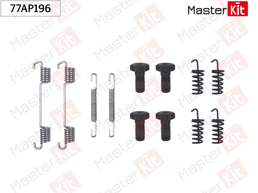MASTERKIT 77AP196 Комплект установочный барабанных колодок MERCEDES-BENZ VIANO (W639) 2003 -
