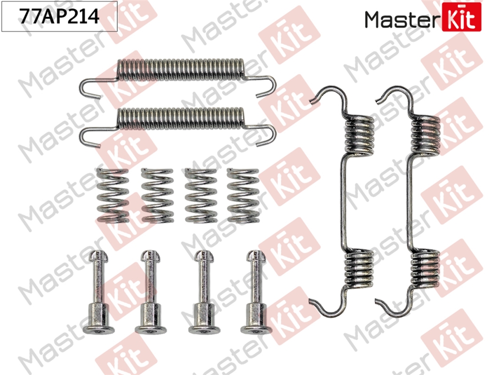 MASTERKIT 77AP214 Ремкомплект крепления тормозных колодок