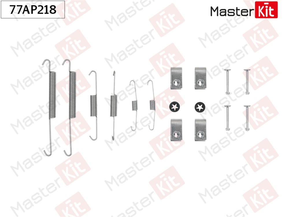 MASTERKIT 77AP218 Ремкомплект крепления тормозных колодок