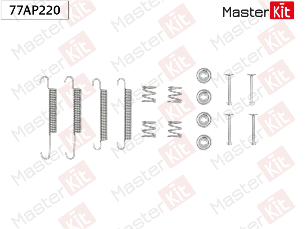 MASTERKIT 77AP220 Комплект установочный барабанных колодок