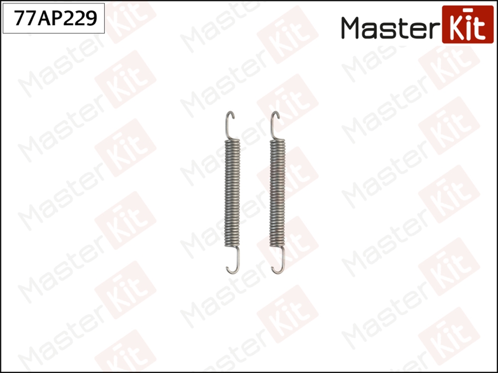 MASTERKIT 77AP229 Комплект установочный барабанных колодок Opel VECTRA A/B 88-03