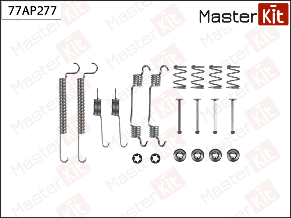 MASTERKIT 77AP277 Ремкомплект крепления тормозных колодок