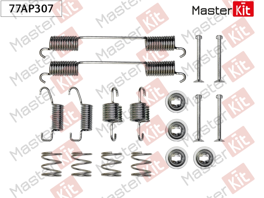 MASTERKIT 77AP307 Комплект установочный барабанных колодок Land Rover RANGE ROVER II (P38A) 1994 - 2002