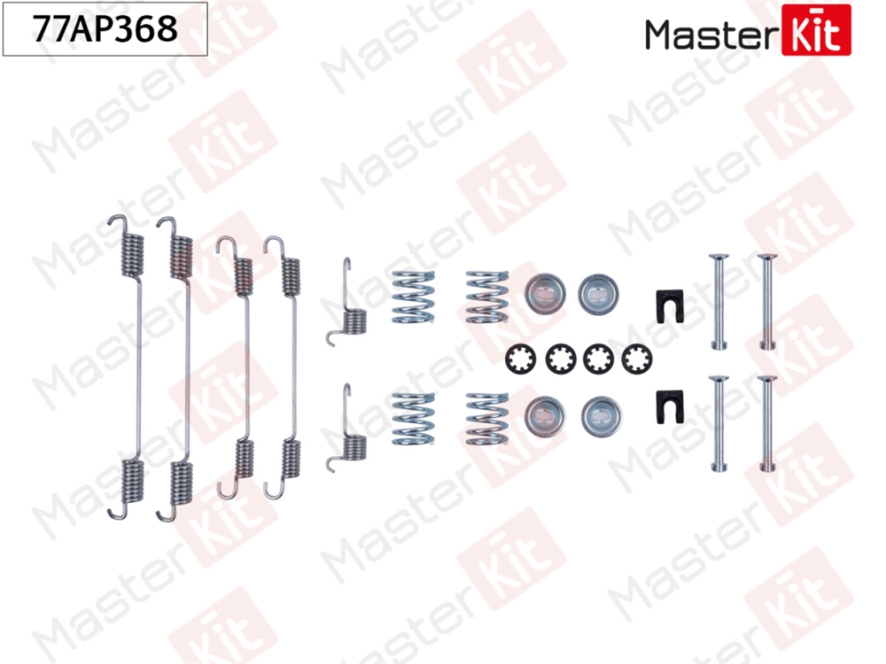 MASTERKIT 77AP368 Комплект установочный барабанных колодок NISSAN TERRANO (D10) 2013 -