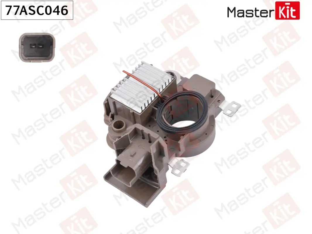 MASTERKIT 77ASC046 Регулятор напряжения генератора Citroen C3(FC ),C4 I(LC ) 02-,Peugeot 307(3E,3B,3H) 02-10