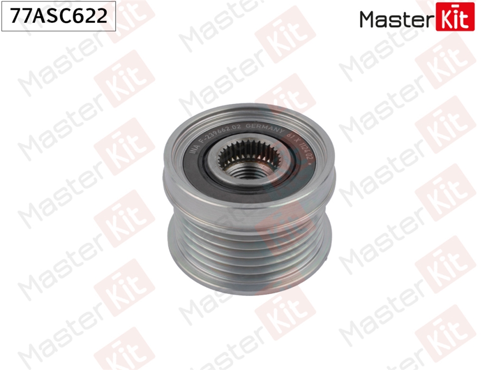 MASTERKIT 77ASC622 Шкив генератора MB Sprinter(901,902),Vario(B667,B668,B670) 96-,SsangYong Rexton(GAB ) 02-