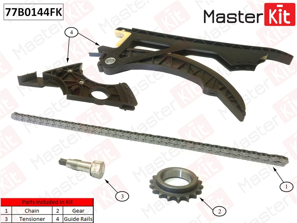 MASTERKIT 77B0144FK Комплект цепи ГРМ  BMW N54 77B0144FK