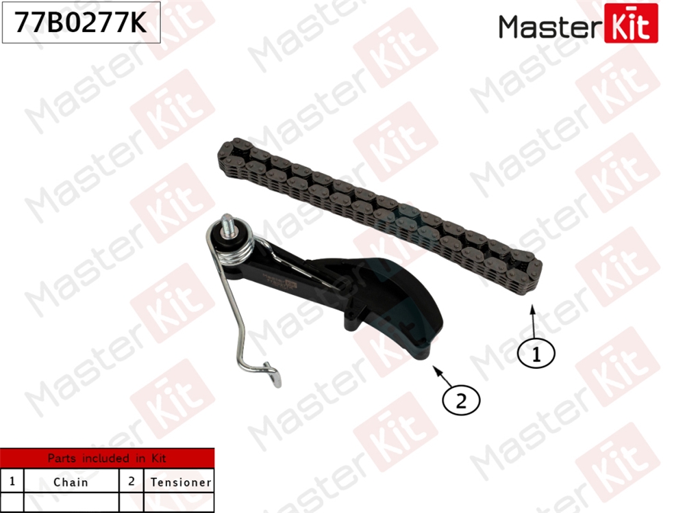 MASTERKIT 77B0277K Комплект привода цепи масляного насоса VAG DAXB (Q5 17) 77B0277K