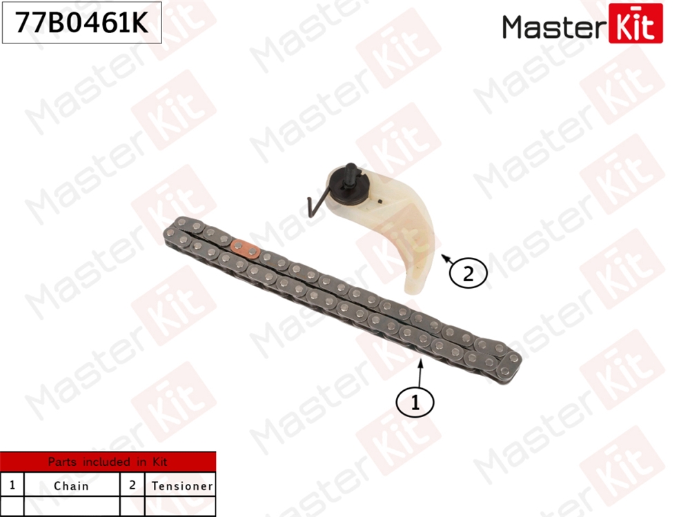 MASTERKIT 77B0461K Комплект цепи масляного насоса VAG BKC/BLS/ВХЕ TOURAN (1T1, 1T2) 03-10