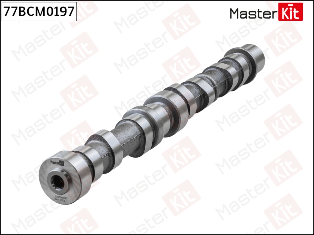 MASTERKIT 77BCM0197 Распредвал впускной Alfa/Fiat/Lancia 1.3D 169A1.000/188A9.000/199A2.000/199A3.000/223A9.0