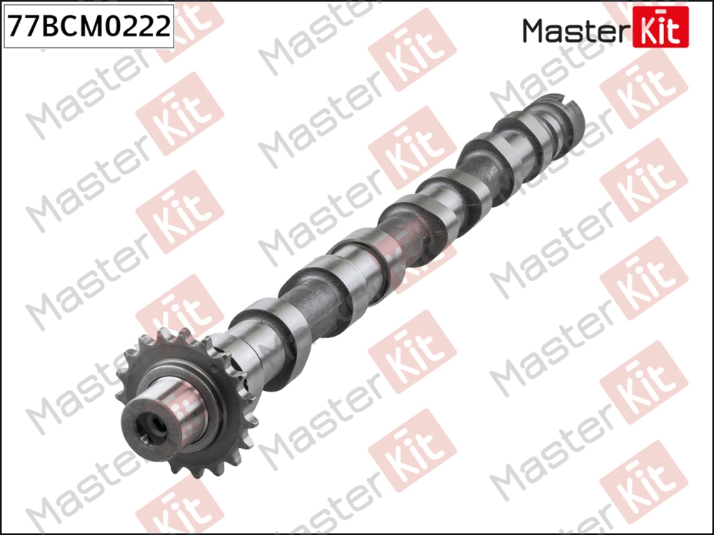 MASTERKIT 77BCM0222 Распредвал выпускной CITROEN/PEUGEOT 2.2HDI 4HK (DW12MTED4)/4HN (DW12MTED4)/4HK (DW12ME5)