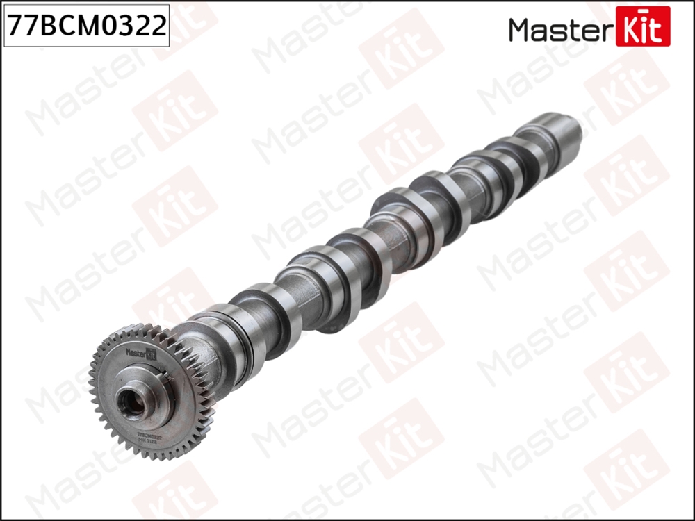 MASTERKIT 77BCM0322 Распредвал (впуск) VAG 1.6/2.0TDI BKP/CBAB/CFFB/CLJA/CDCA/CAHA/CLCA/CAYE/CAYD/CAYC/CAYB/CB Masterkit
