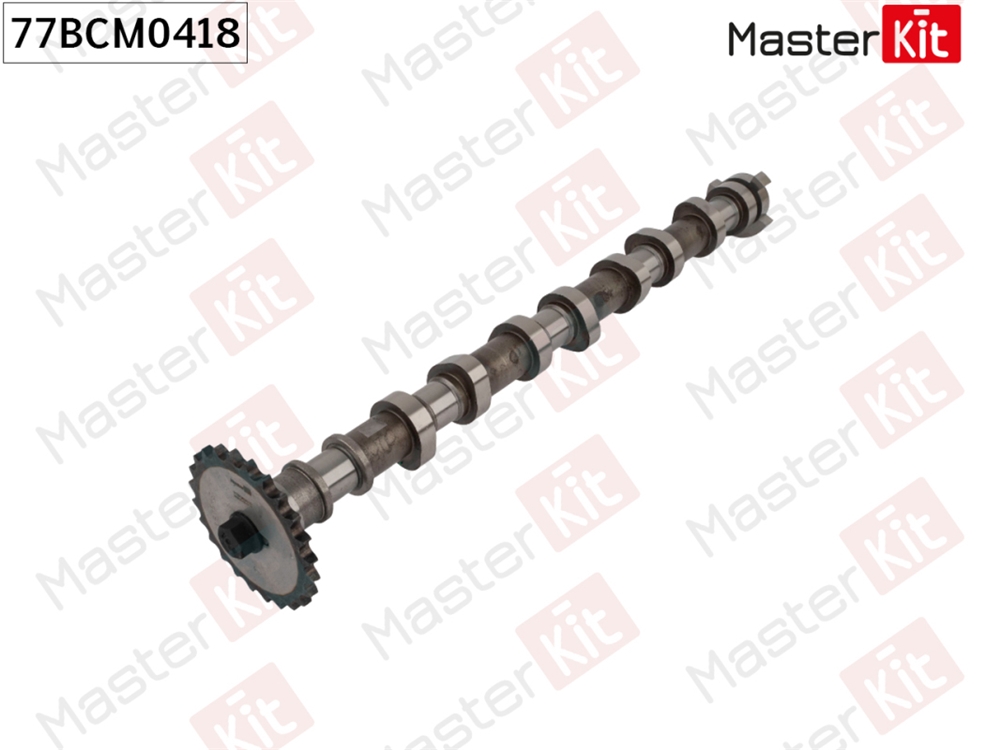 MASTERKIT 77BCM0418 Распредвал выпускной KIA RIO IV (YB, SC, FB) 2017 - D4FB/D4FD/D4FA/D4FC