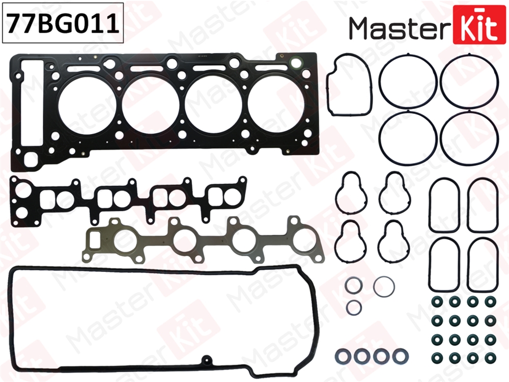 MASTERKIT 77BG011 Верхний комплект прокладок ГБЦ Mercedes-Benz OM611,646 W204/W211 2.2CDi 06-