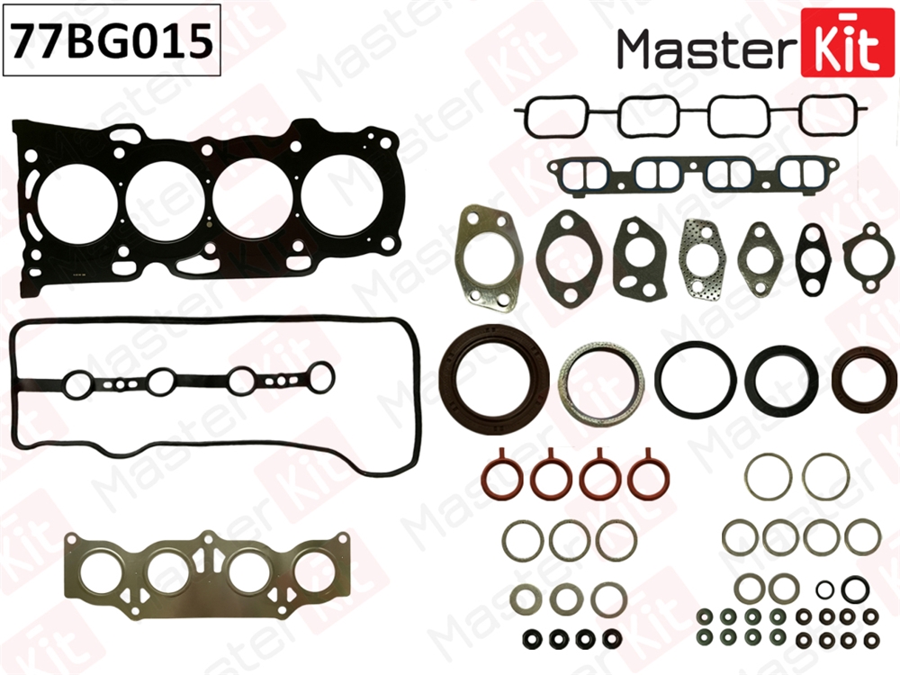 MASTERKIT 77BG015 Комплект прокладок двигателя TOYOTA AVENSIS 2.0 00-