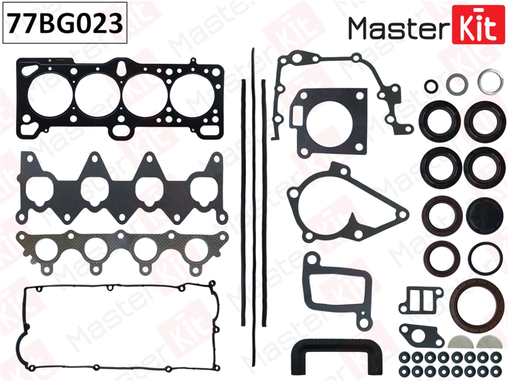 MASTERKIT 77BG023 Комплект прокладок ДВС Hyundai/Kia Getz, Kia Rio 1.4i 4GEE 05- 77BG023