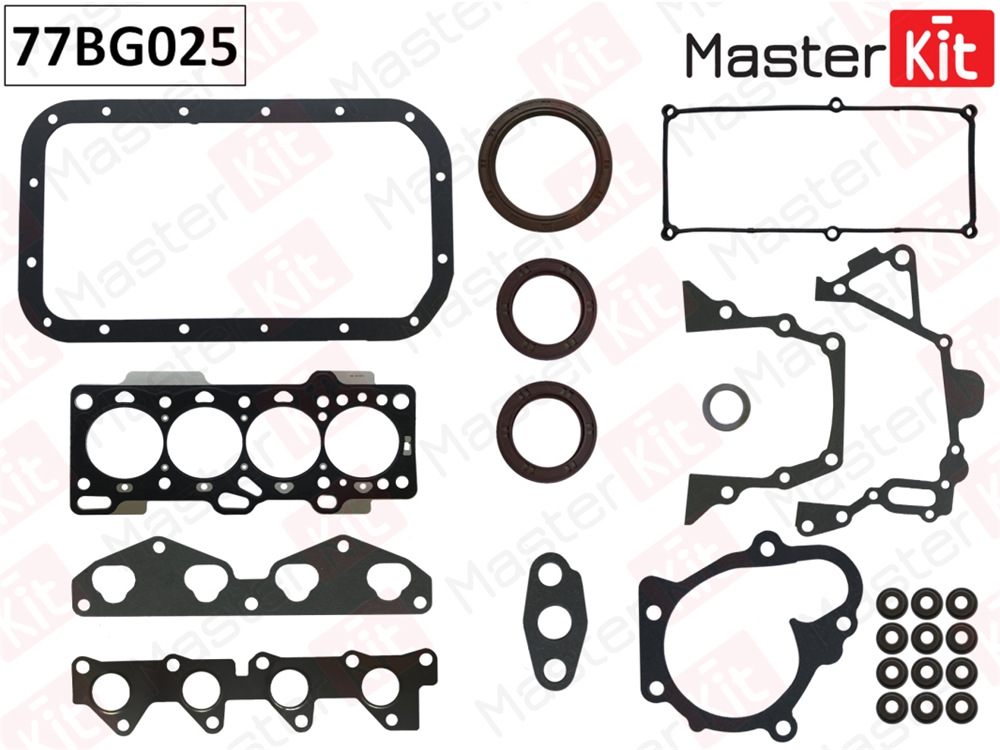 MASTERKIT 77BG025 Комплект прокладок двигателя