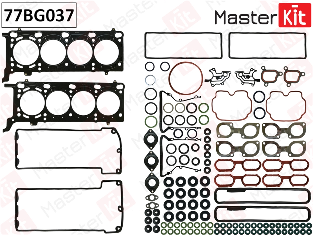 MASTERKIT 77BG037 Комплект прокладок двигателя верх. BMW M62 96-04