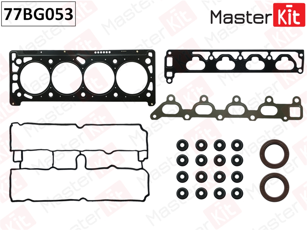 MASTERKIT 77BG053 Комплект прокладок двигателя верх. OPEL ASTRA,VECTRA,ZAFIRA 1.8 Z18XE/Z18XEL 95