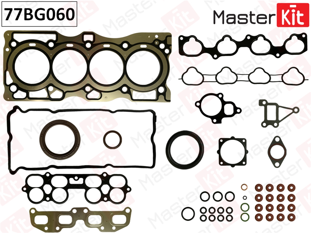 MASTERKIT 77BG060 Комплект прокладок двигателя X-TRAIL(T30) 2.0 QR20DE 01-13