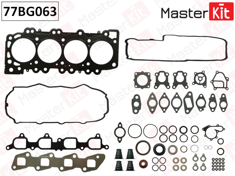 MASTERKIT 77BG063 Полный комплект прокладок ДВС Nissan PATHFINDER 2.5DCI YD25DDTi 05-