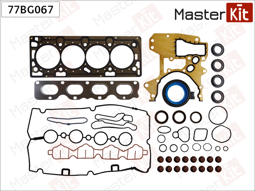 MASTERKIT 77BG067 Комплект прокладок двигателя