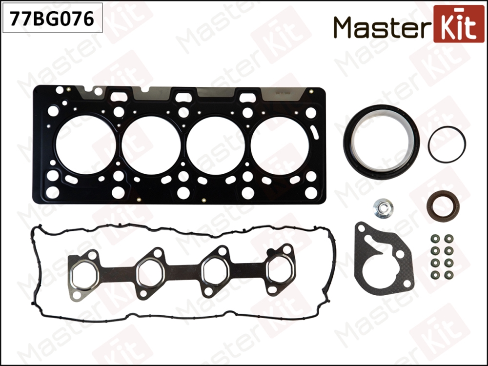 MASTERKIT 77BG076 Набор прокладок верхний RENAULT/NISSAN 1.5DCI K9K