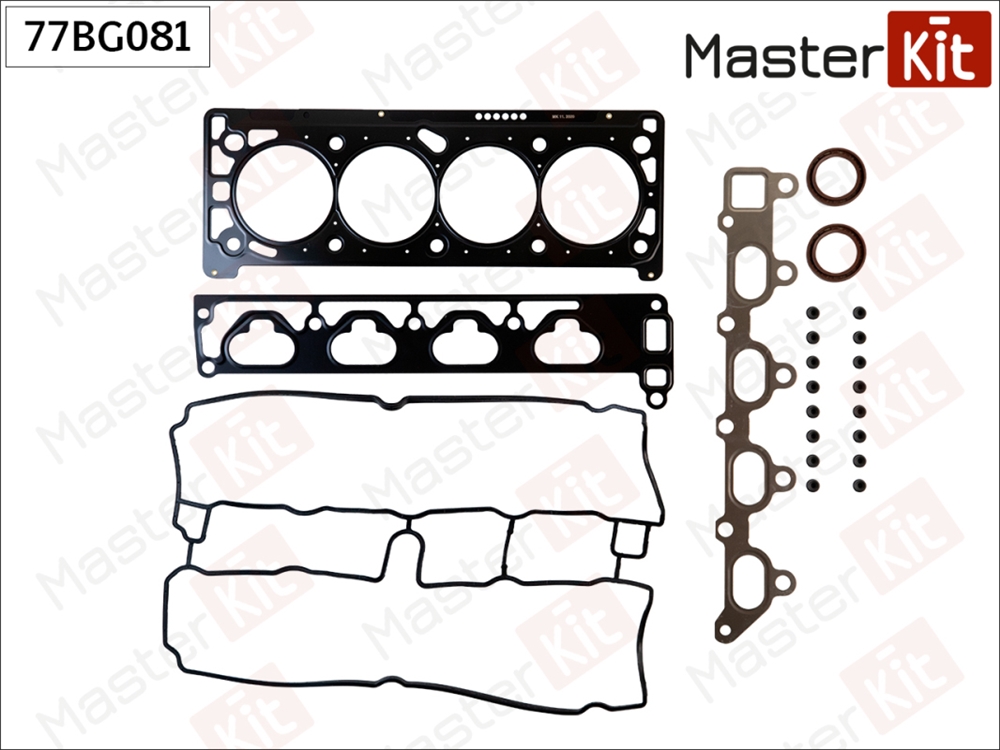 MASTERKIT 77BG081 Набор прокладок верхний OPEL ASTRA G/H/VECTRA B/C 1.8 X18XE1/Z18XE