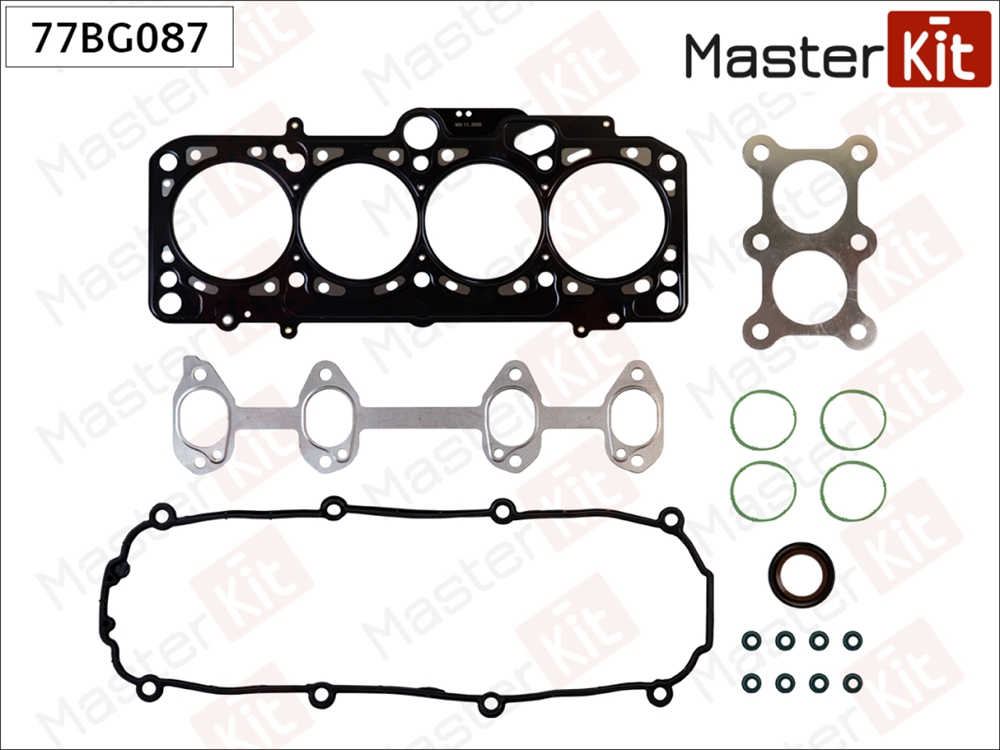 MASTERKIT 77BG087 Набор прокладок верхний AUDI A3/SKODA Octavia/VW Bora/Caddy/Golf/Jetta/Passat 1.6 AVU/AYD/B