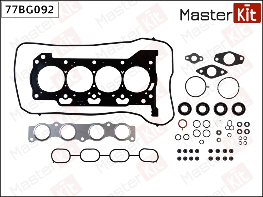 MASTERKIT 77BG092 Комплект прокладок головки блока TOYOTA 1.6-2.0 06-