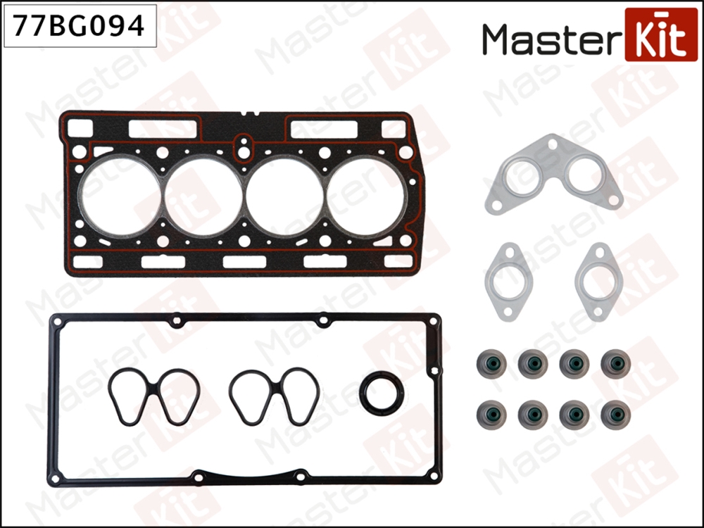 MASTERKIT 77BG094 Набор прокладок верхний RENAULT Clio/Kangoo/NISSAN Kubistar 1.2 D7F