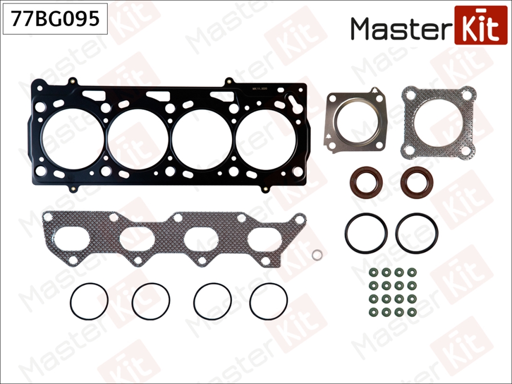 MASTERKIT 77BG095 Набор прокладок верхний AUDI A2/SKODA Fabia/Octavia/VW Golf IV/V 1.4 AUA/BBY/BKY/AUB/BBZ/BUD Masterkit 77BG095