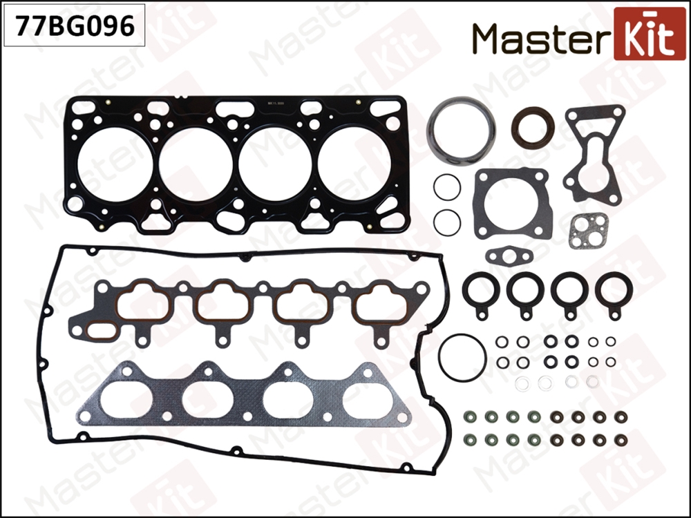 MASTERKIT 77BG096 Набор прокладок верхний MITSUBISHI Lancer VII/Outlander 2.0 4G63