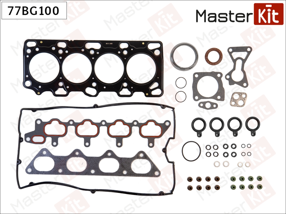 MASTERKIT 77BG100 Комплект прокладок двигателя MITSUBISHI LANCER VII 2.0