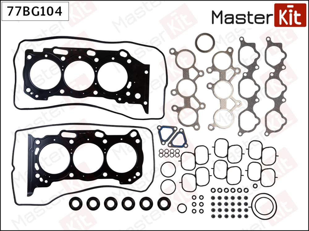 MASTERKIT 77BG104 Набор прокладок двигателя TOYOTA/LEXUS 3.5 2GR-FE Masterkit 77BG104