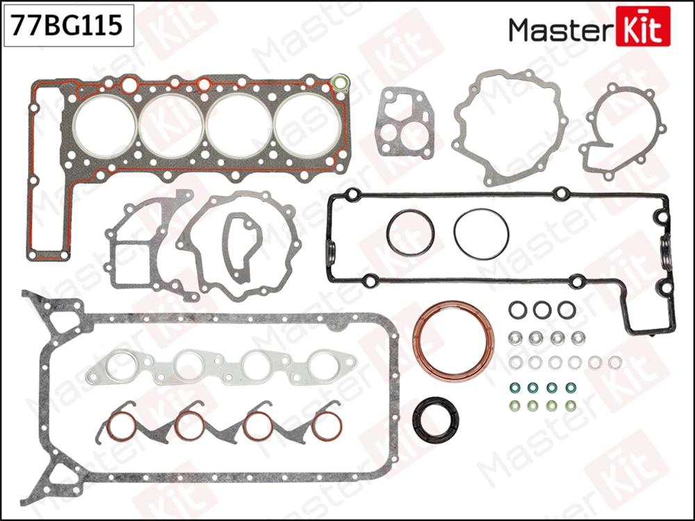 MASTERKIT 77BG115 Полный комплект прокладок MERCEDES-BENZ OM601 77BG115